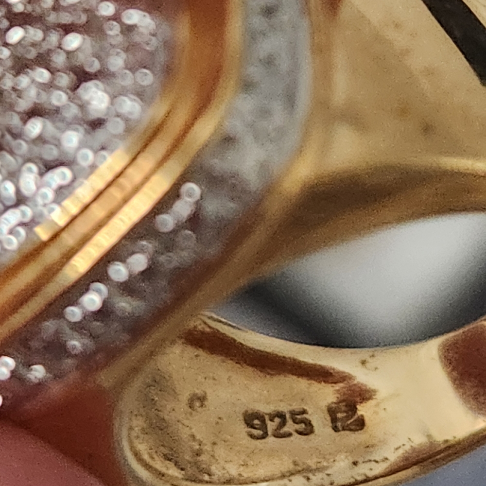 Gold-Plated Sterling Silver Statement Ring - image 4